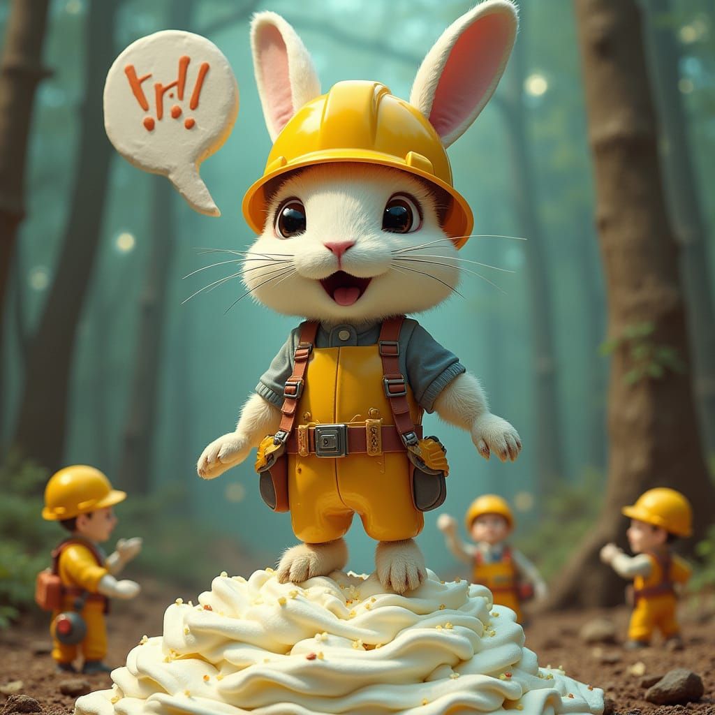 Engineer Rabbit Commands Pancake Construction Crew