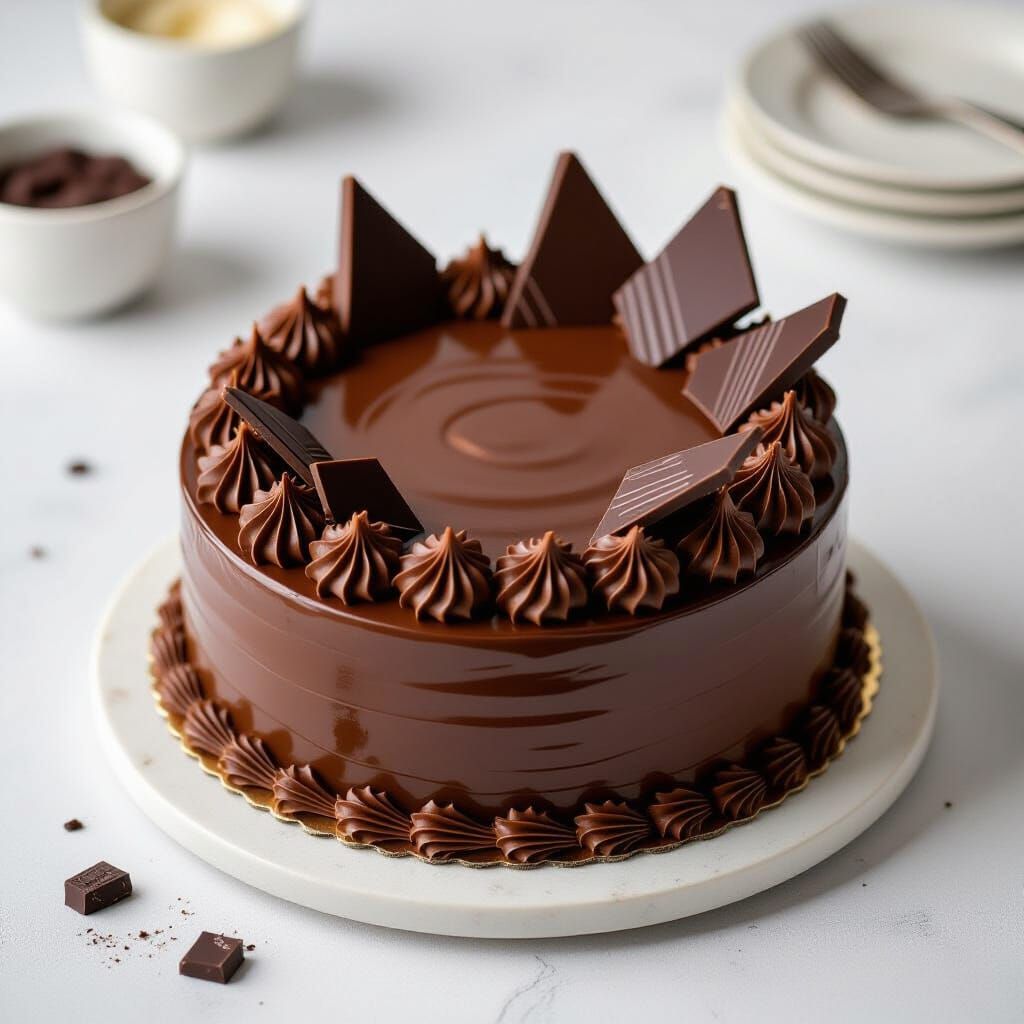 Chocolate Masterpiece AI Generated Image