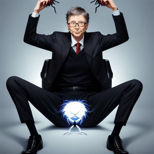 Bill Gates Turns Into a Spider: AI Generated