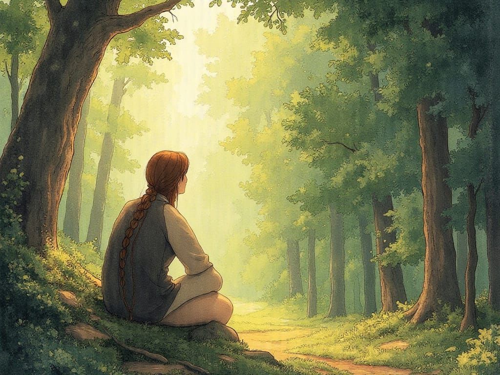 Cat Portrait in Dromen Van Doren / Divine Oil Style