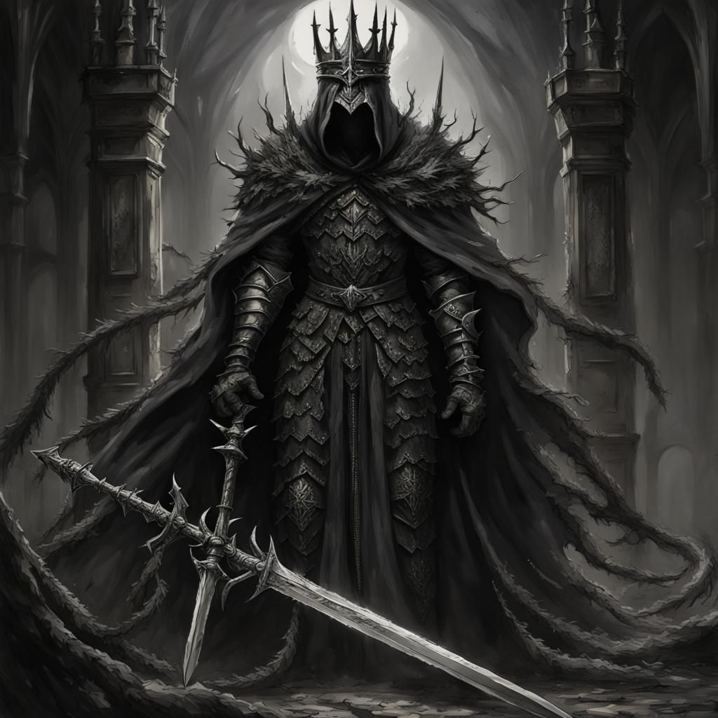 Grimdark Ring Wraith Knight in Dark Oak Forest