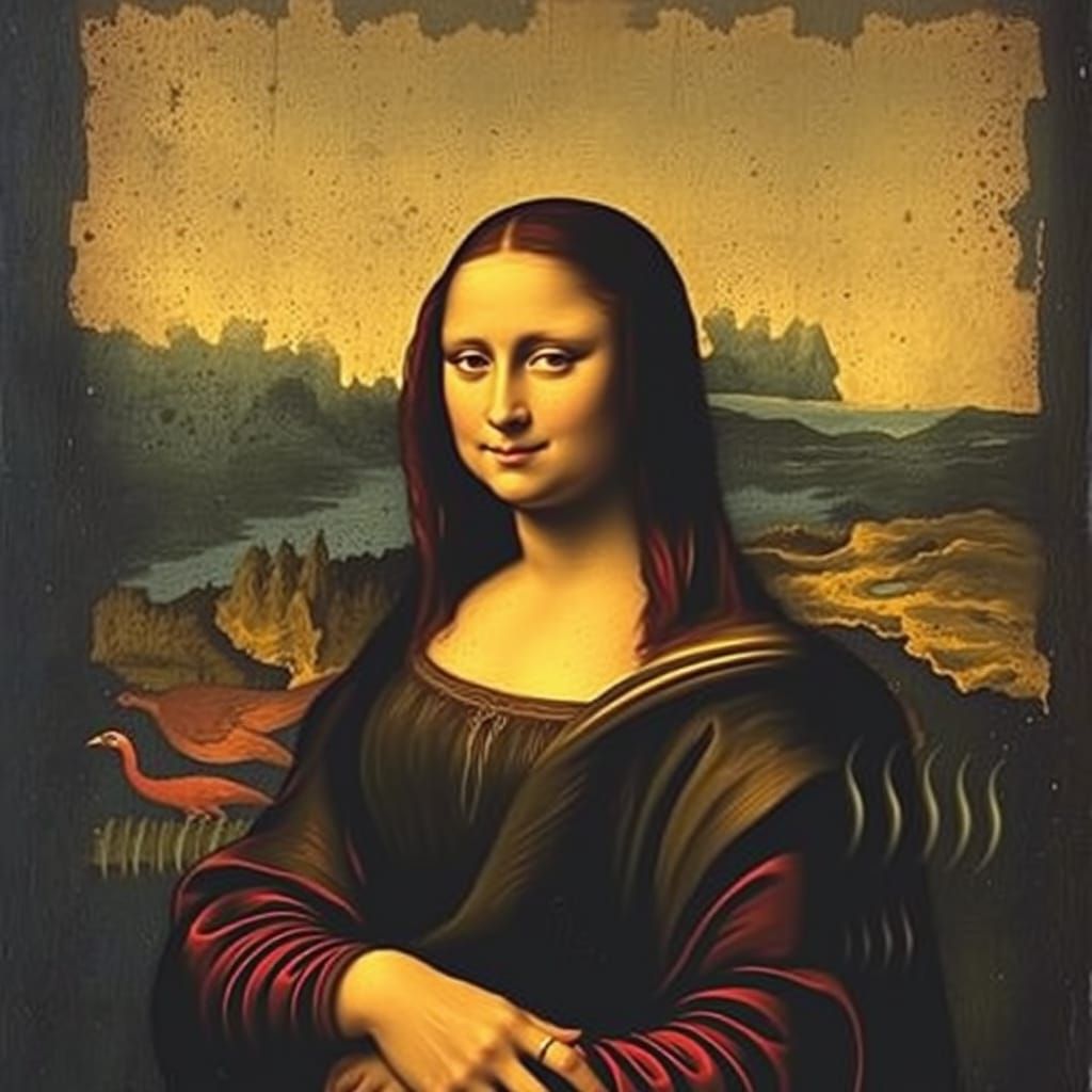 Dadaist Mona Lisa Interpretation