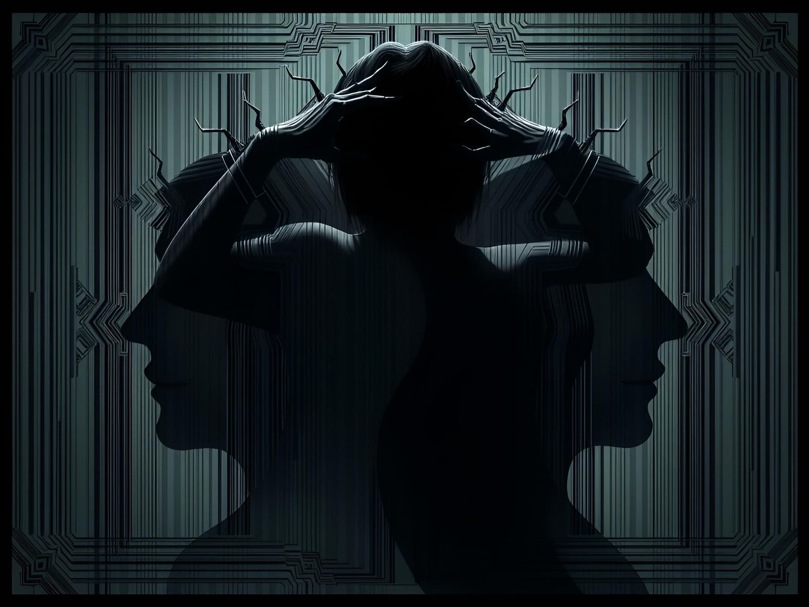 Nightmarish Mental Destruction with Visual Interference