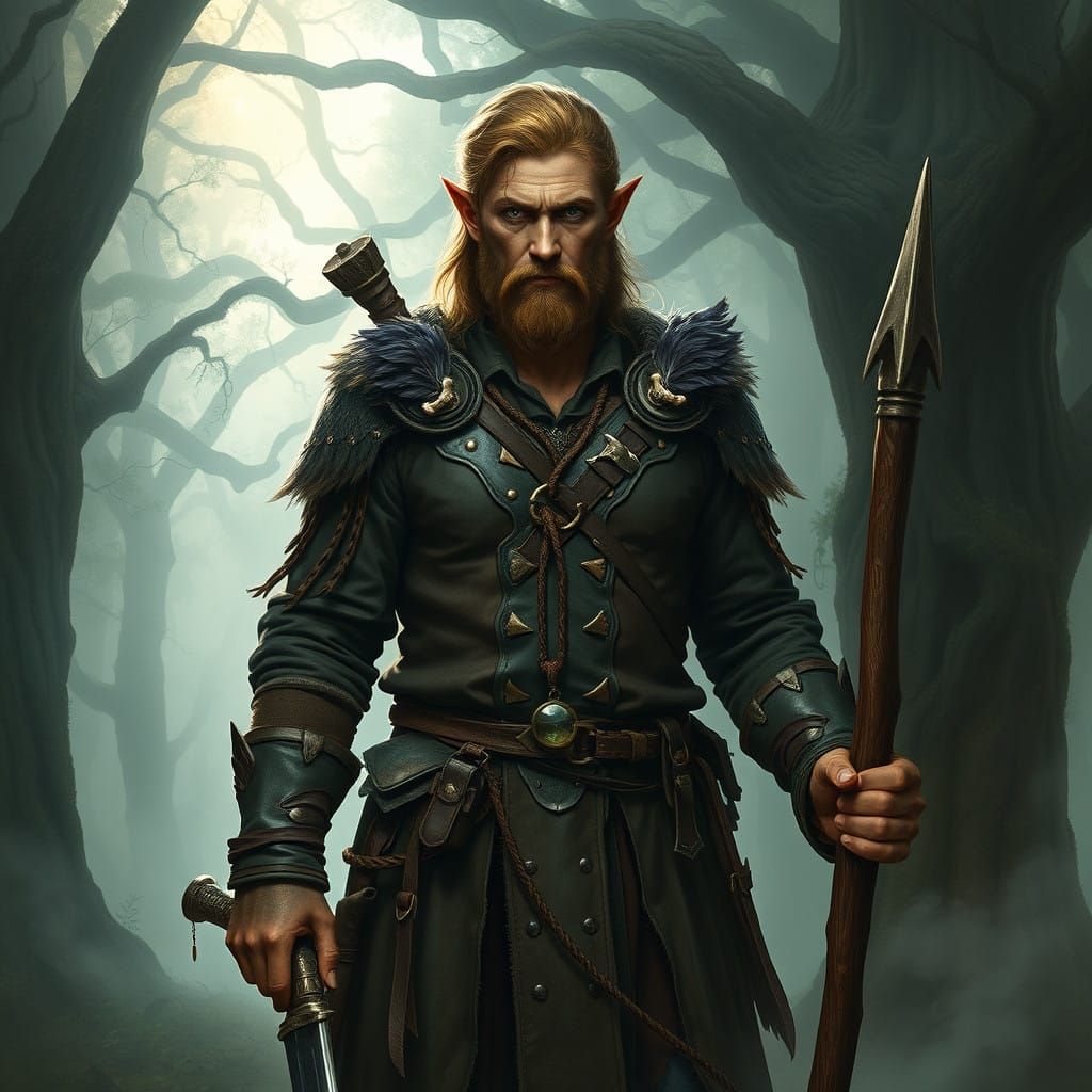 Mystical Druid of the Misty Forest