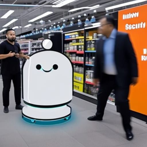 AI Chatbot Tackled by Security Camera