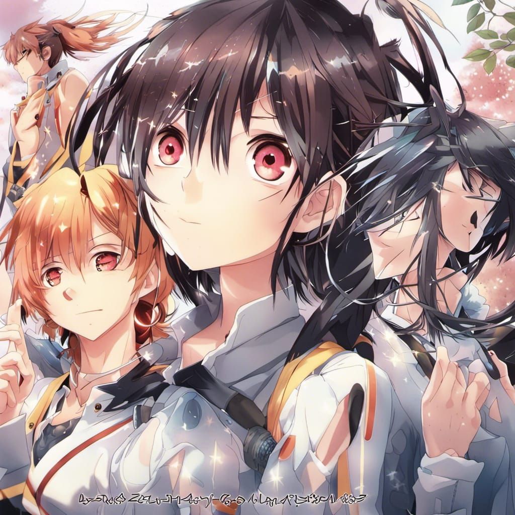 Anime Style Key Visual Manga Art