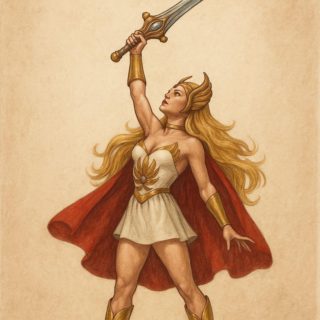 She-Ra Sword Raised High