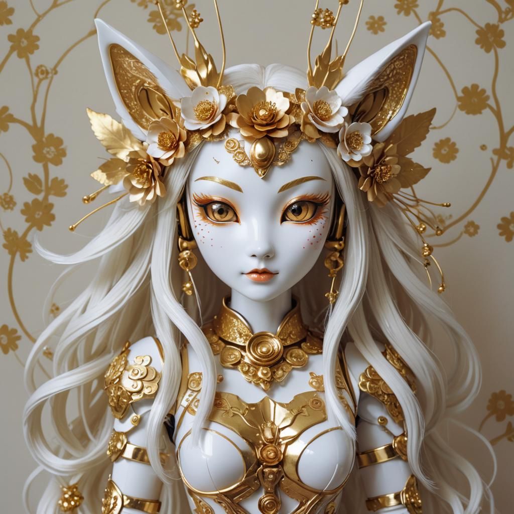 Kitsune Porcelain Doll #1