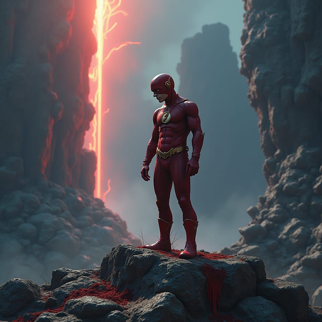 The Flash Fades on Ancient Ruins