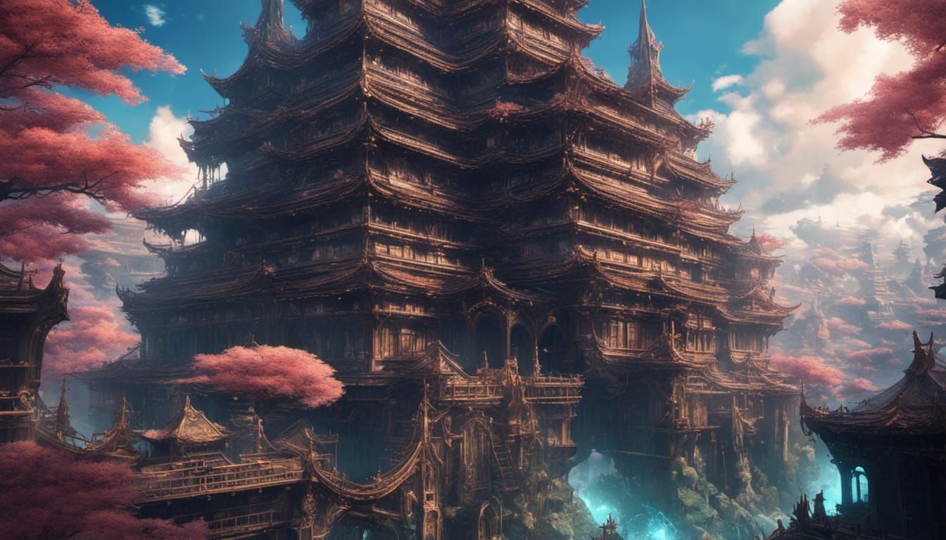 Anime Character Portrait in Detailed Matte Painting