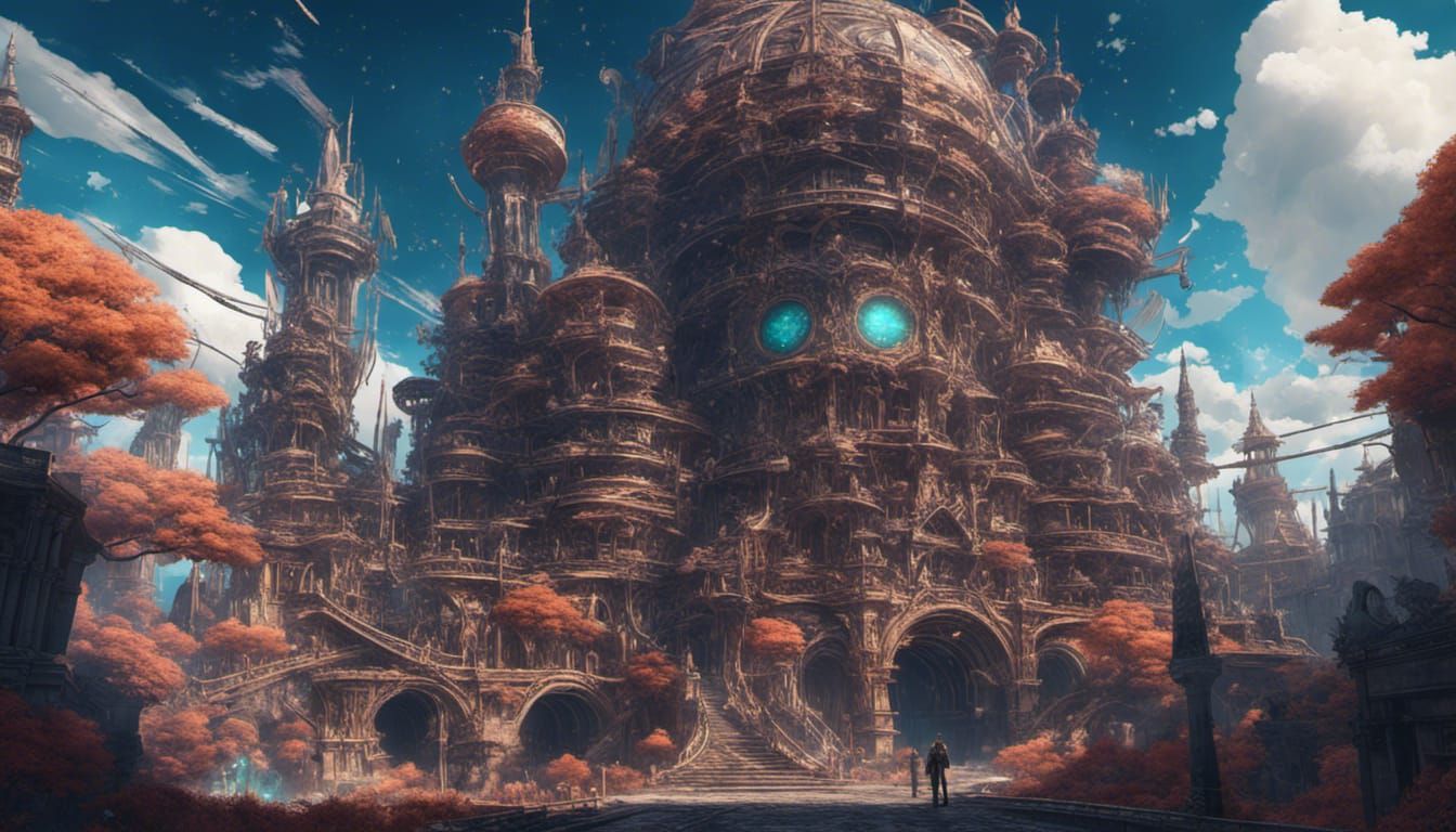 Anime Style Matte Painting of Jye