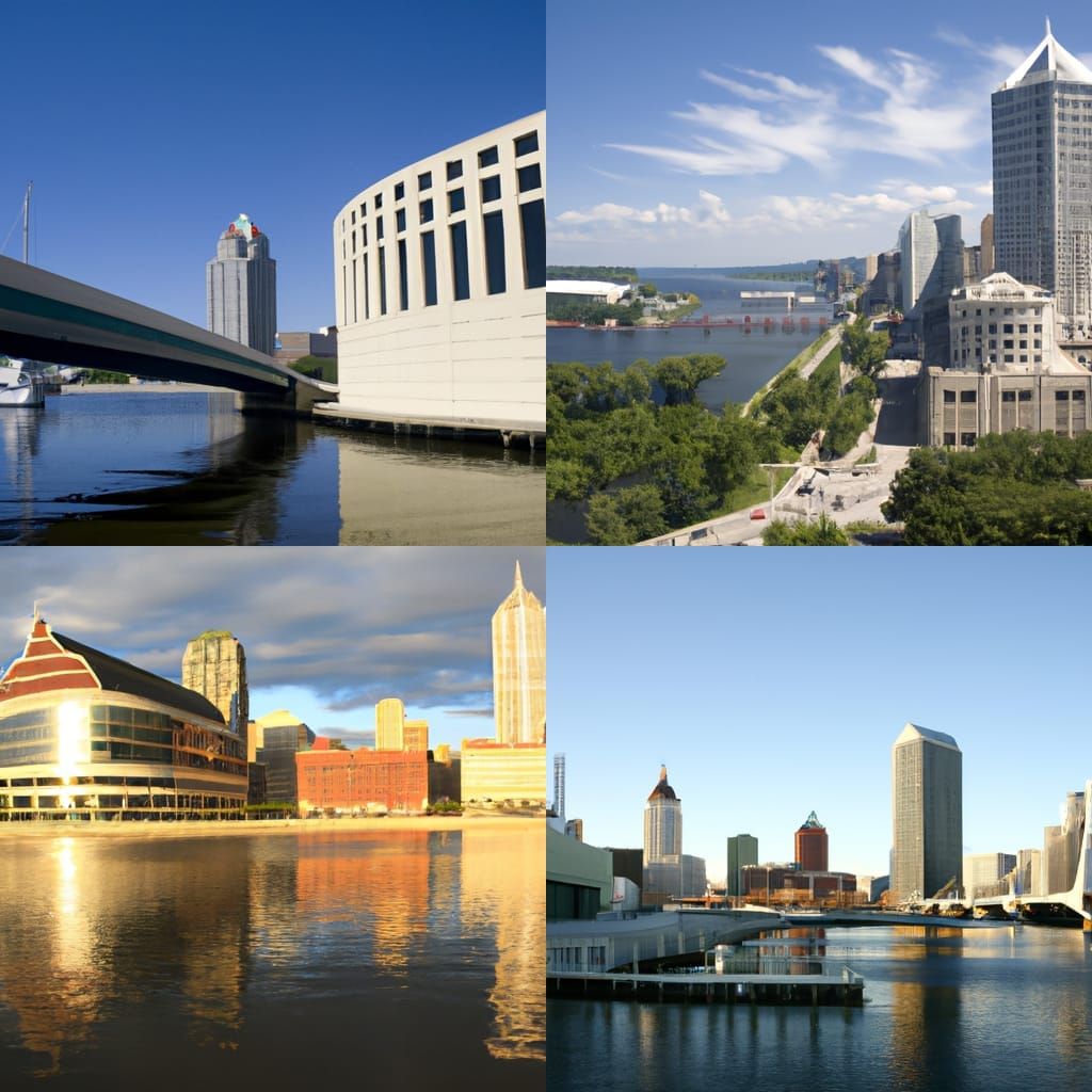 Milwaukee Cityscape: An AI Interpretation