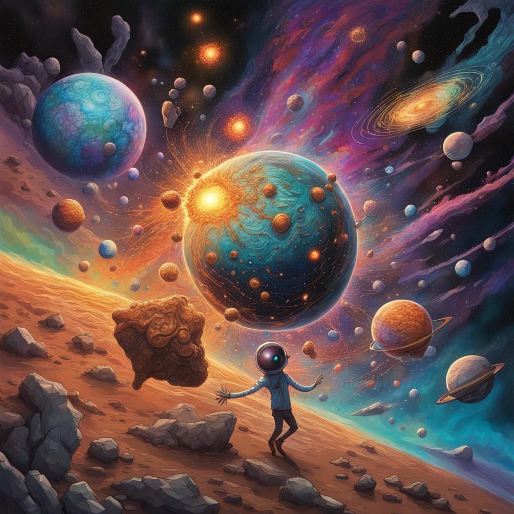 Cosmic Gods in a Hyperrealistic Galactic Universe