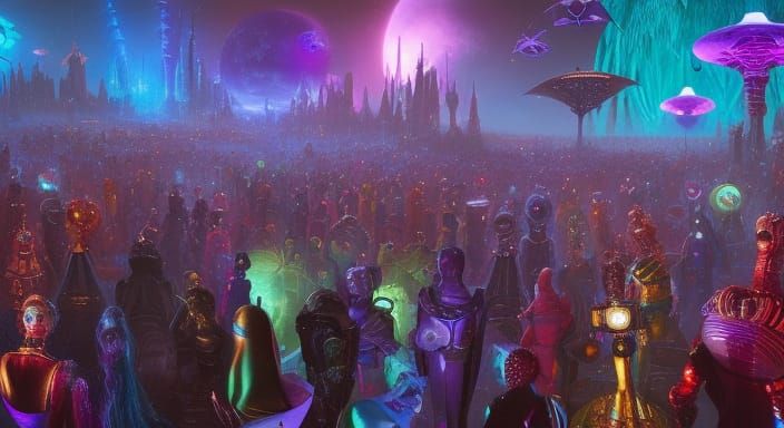 Sci-Fi Fantasy New Year Party Extravaganza