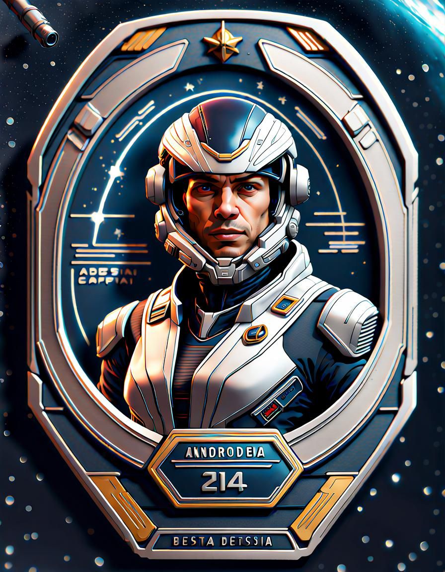 Starship Captain's ID badge
Year 2114 CE