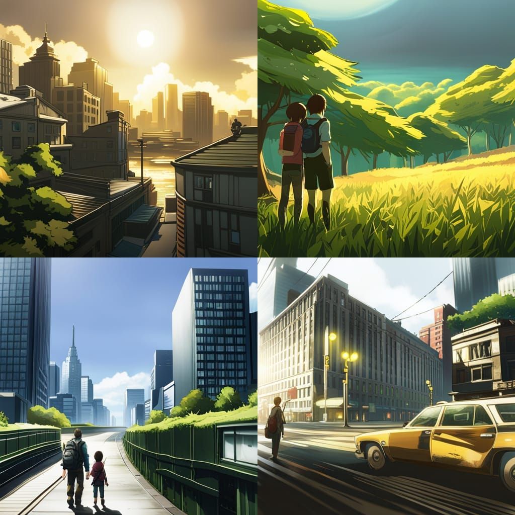 Anime Style Characters Inspired by Studio Ghibli