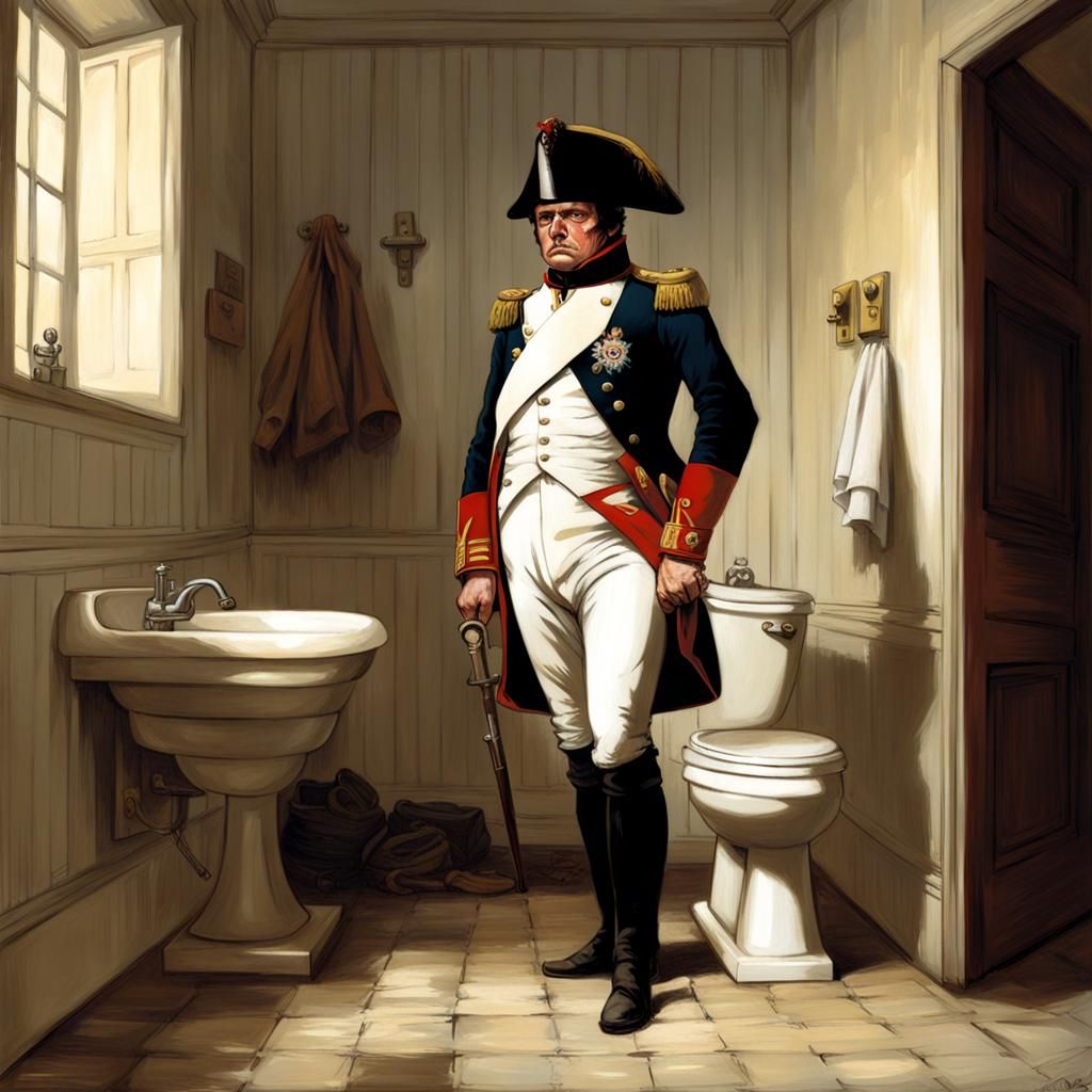 Napoleon Before Battle: Sinister Art