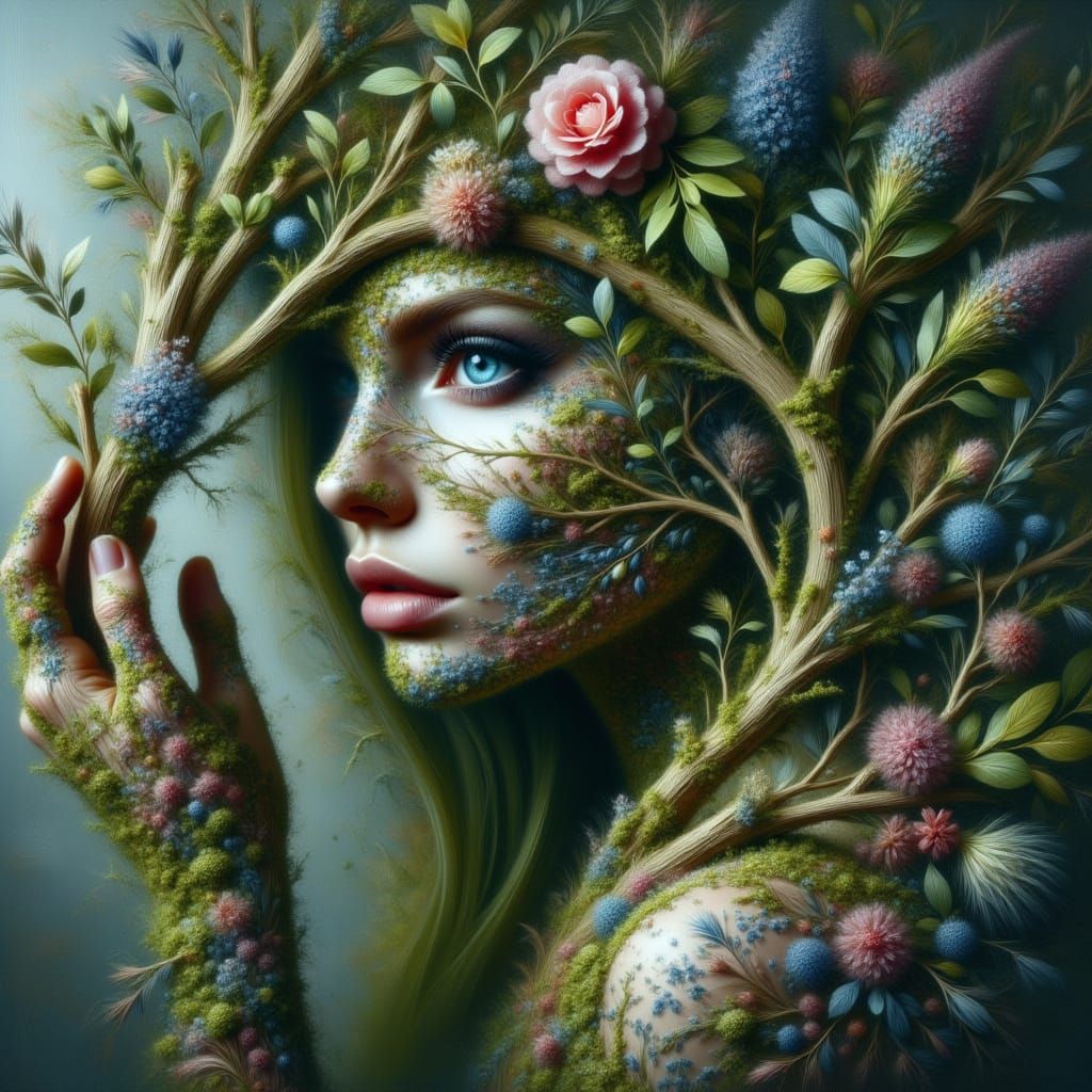 Elemental Mountain Spirit with Limestone Skin