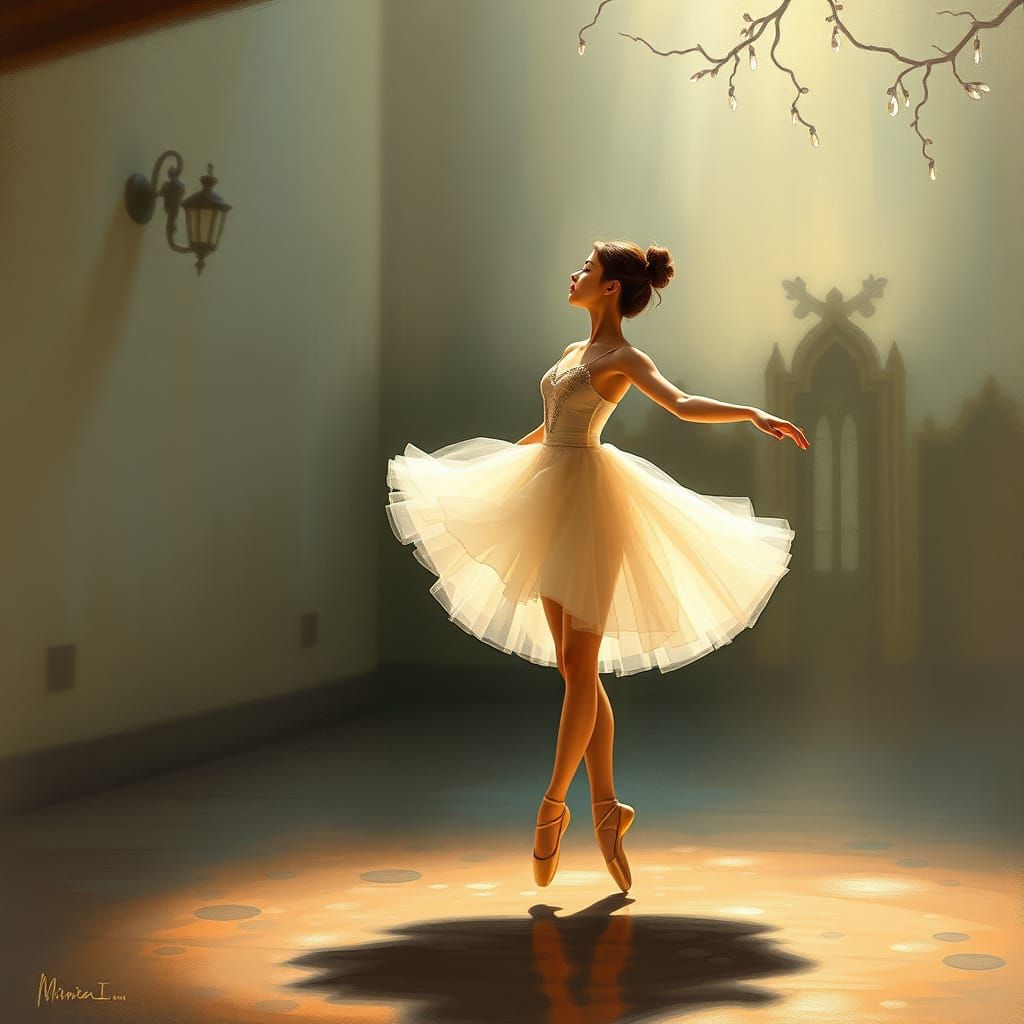 Dancing ballerina