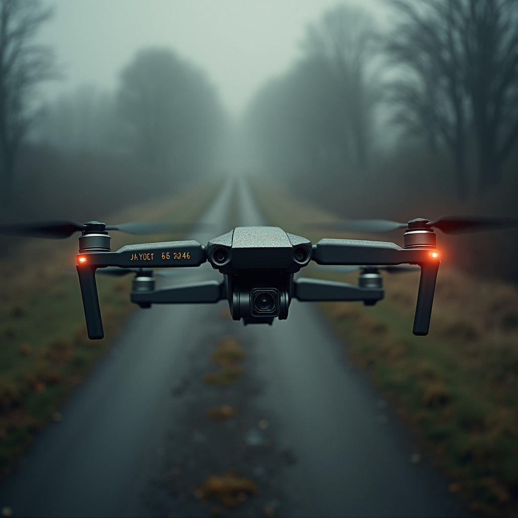 French Drone Rodeo in Hyperrealistic Detail