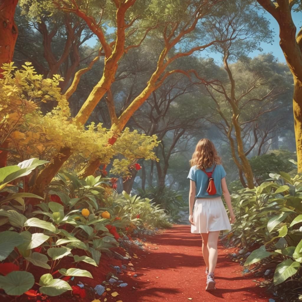 Vibrant Colorful Composition in Hyperrealistic Style