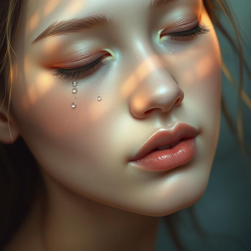 Ethereal Beauty: A Moment of Profound Tenderness