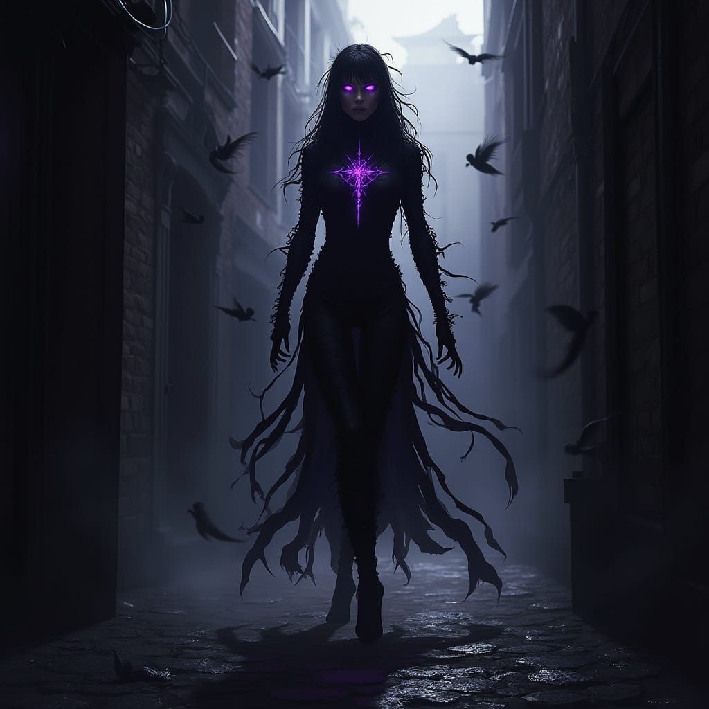 Shadow Weaver: Dark Fantasy Concept Art
