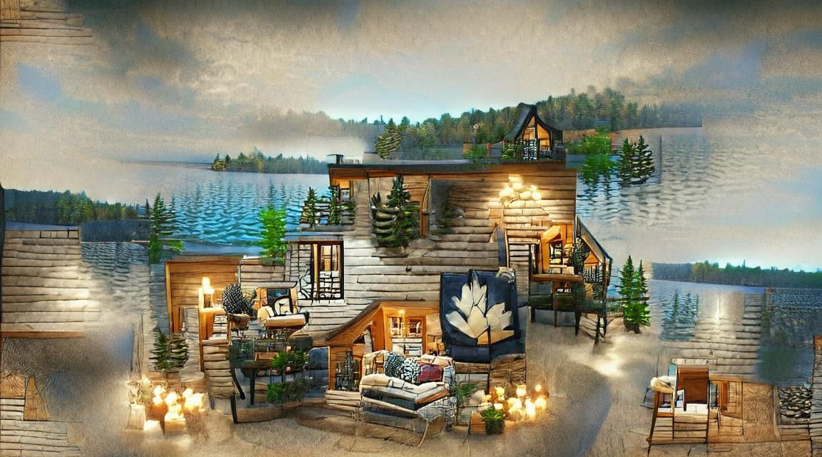 Cozy Cottagecore Cabin Retreat by Lake