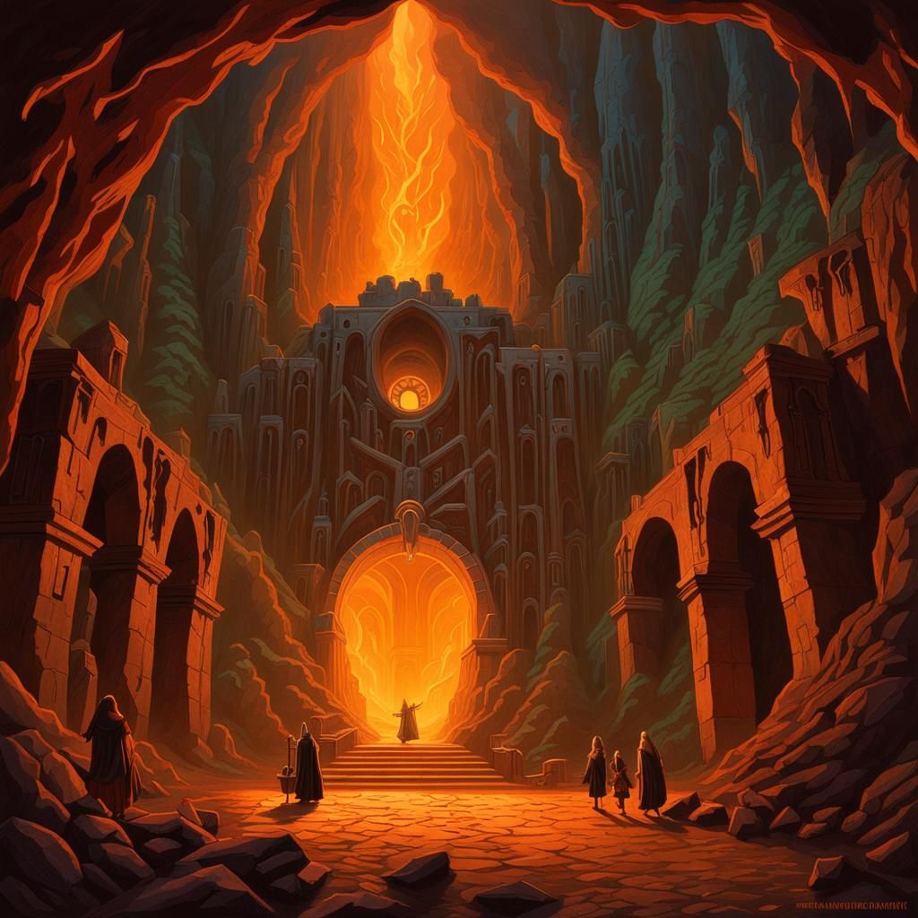 Balrog in Moria: Hildebrandt Brothers Style