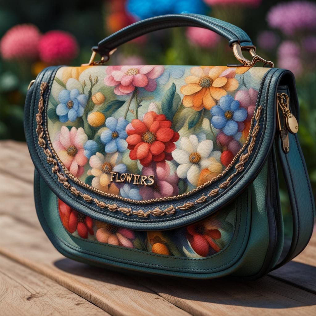 Elegant Floral Pattern in Post-Impressionist Style