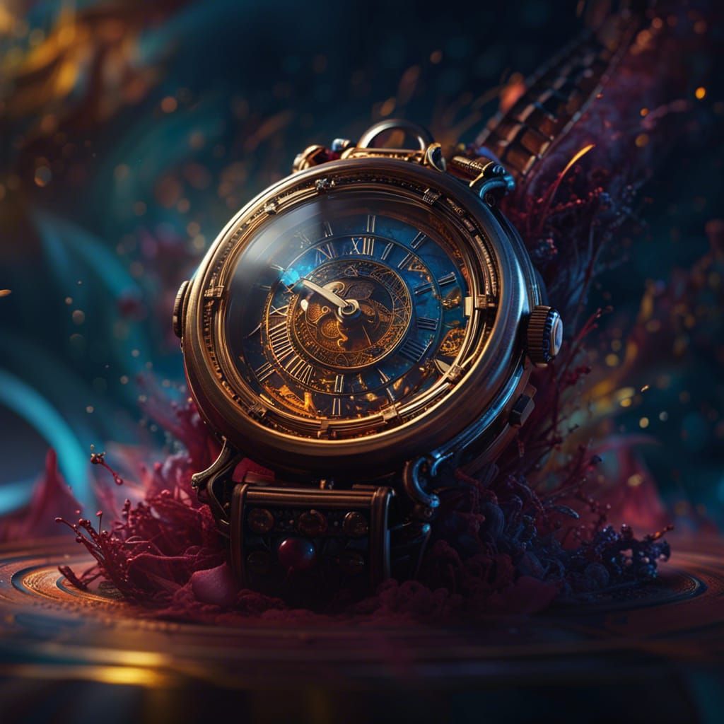 Hourglass World: Time Passing in Matte Painting