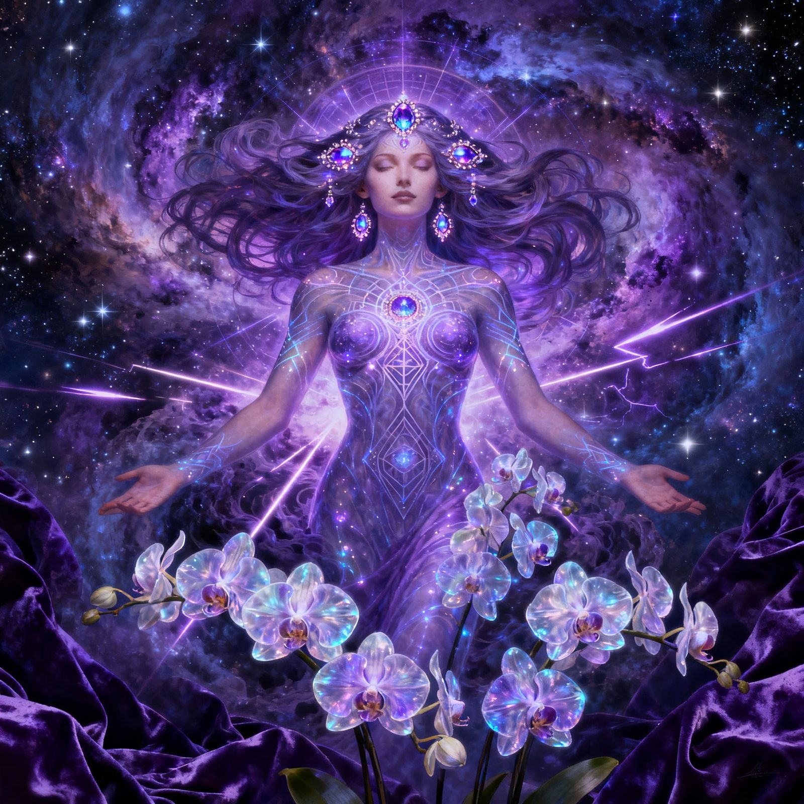 Violet opulence, beauty unleashed 2