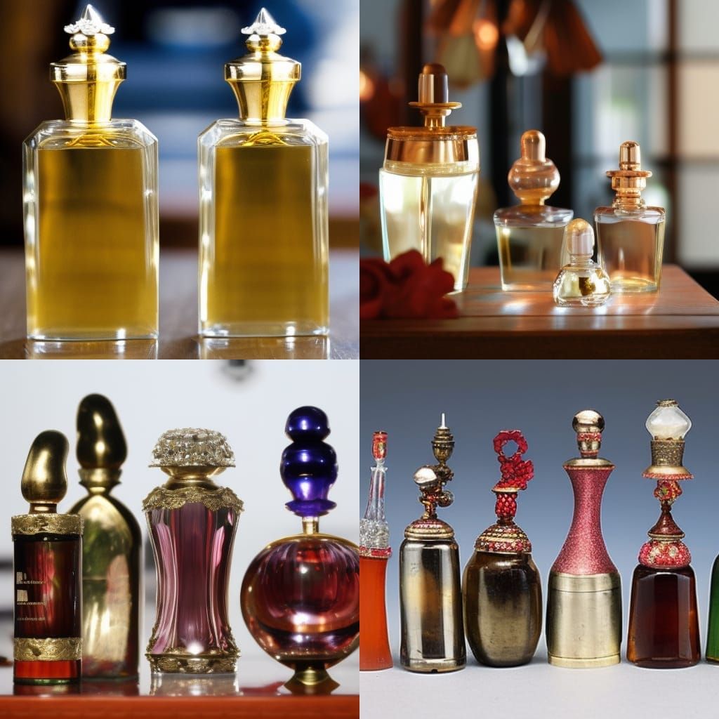 Elegant 18th Century Perfume Bottles