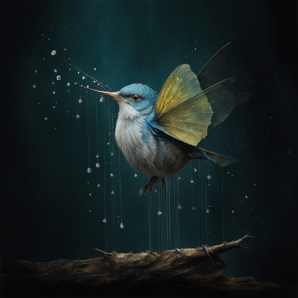 Water Nymphs in Whimsical Art Style