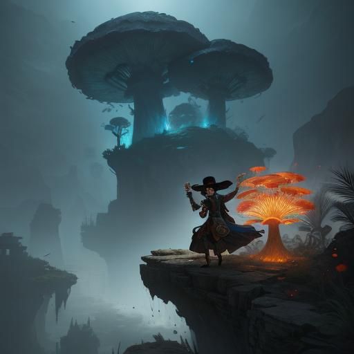 Luffy in Mystical Arena Concept Art