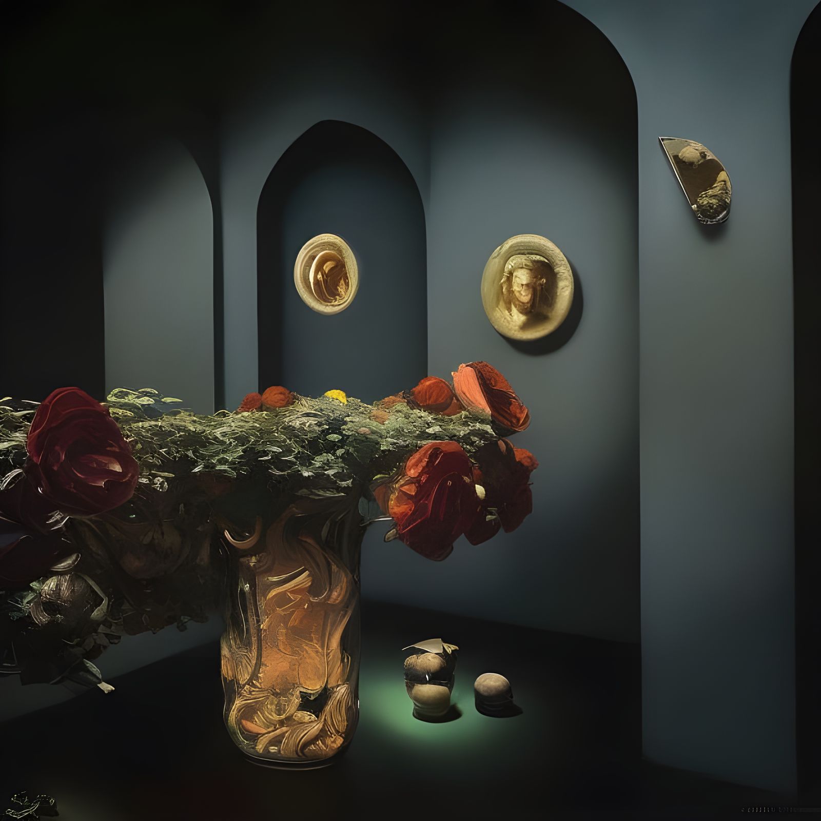 Hyperreal Painting of a Zero-Sum Game