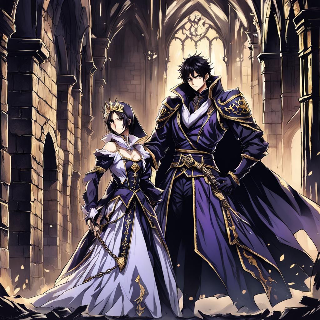Anime Style: Prince Held Hostage in Dungeon