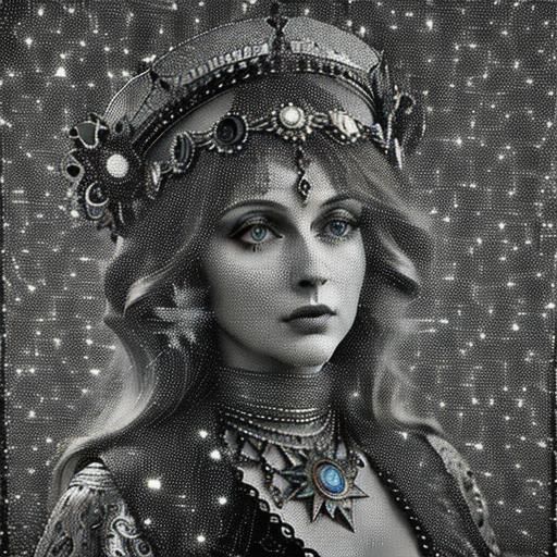 Photorealistic Portrait in Pousette-Dart Style