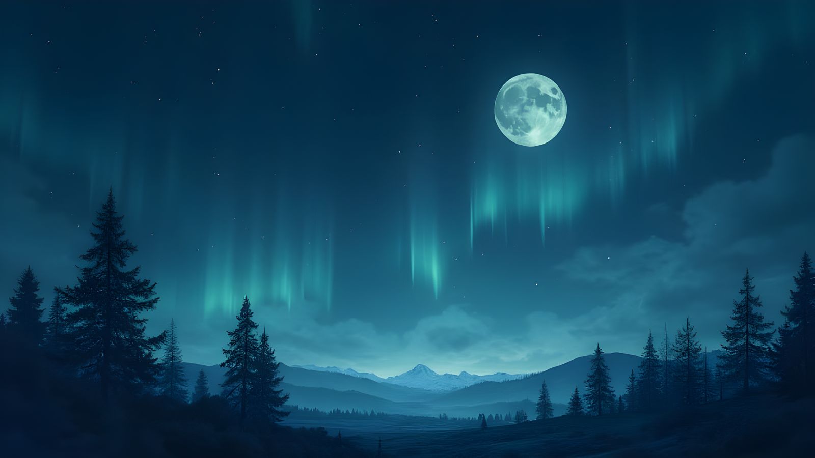 Moonlit Winter Dreamscape