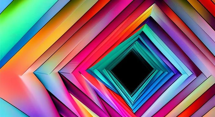 Chrome Tessellated Tunnel to Rainbow Cave