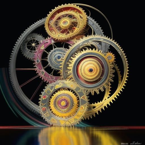 Spirograph Supernovae with Prismatic Reflections and Gears