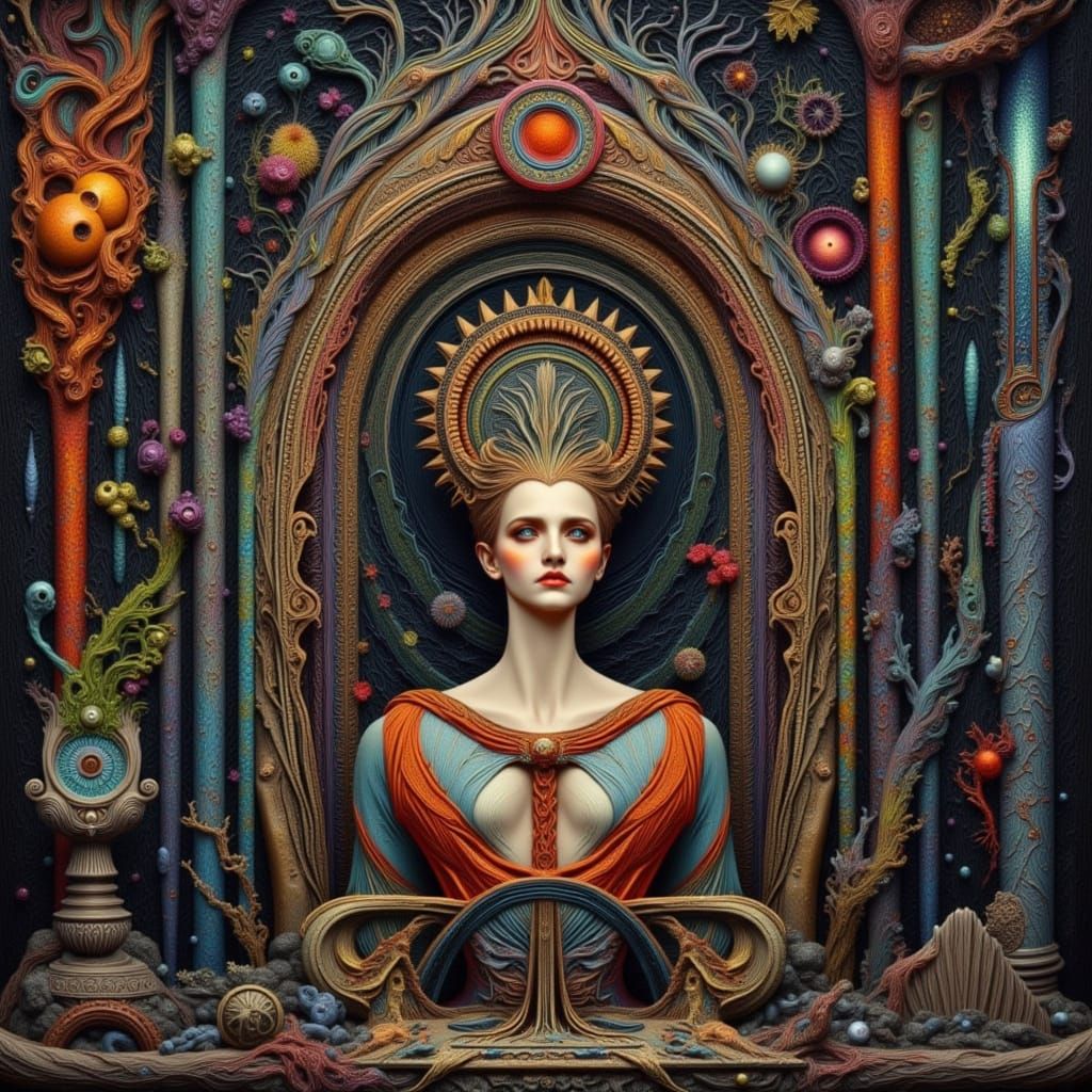 Evocative Image of Solitude in Somber Tones