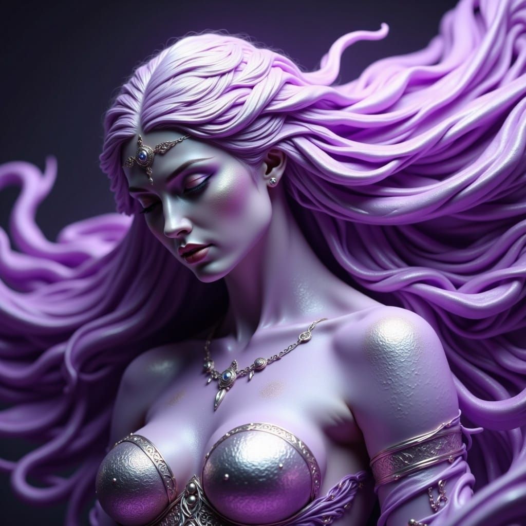 Divine Feminine Statue of Strength and Serenity