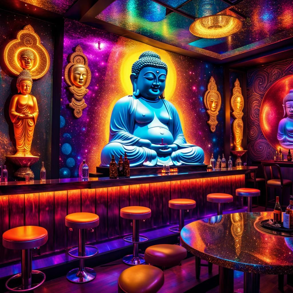 Buddha Lounge Bar Chillout in Dynamic Colors