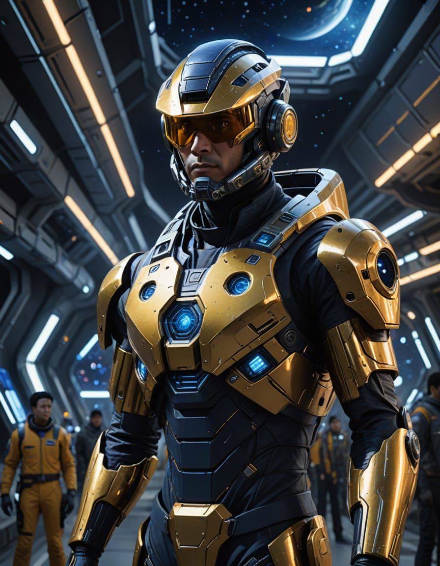 Cyberpunk Space Colony on Gliese 667 Cc