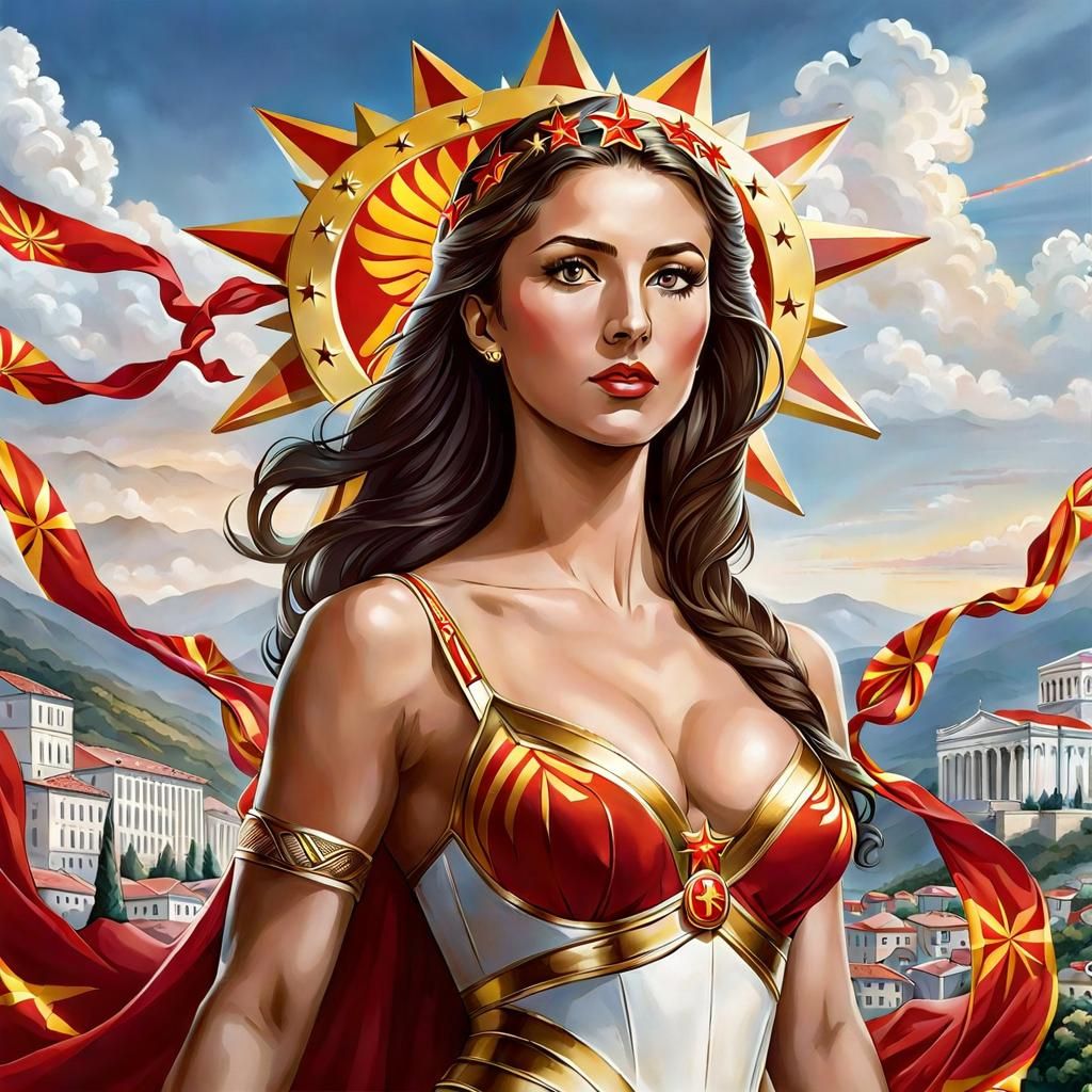 North Macedonia as a Woman