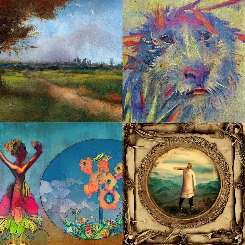 Abstract Composition in a Modernist Style