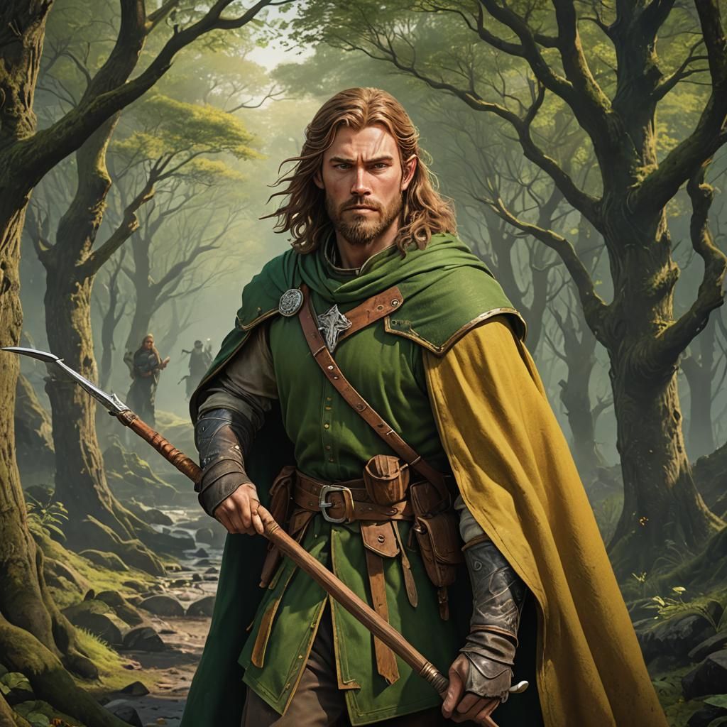 Irish Teenage Ranger Concept Art in 8K