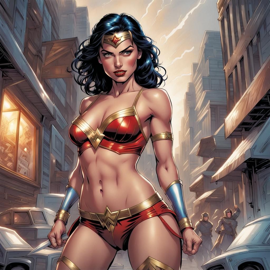 Wonder Woman Comic Book Art