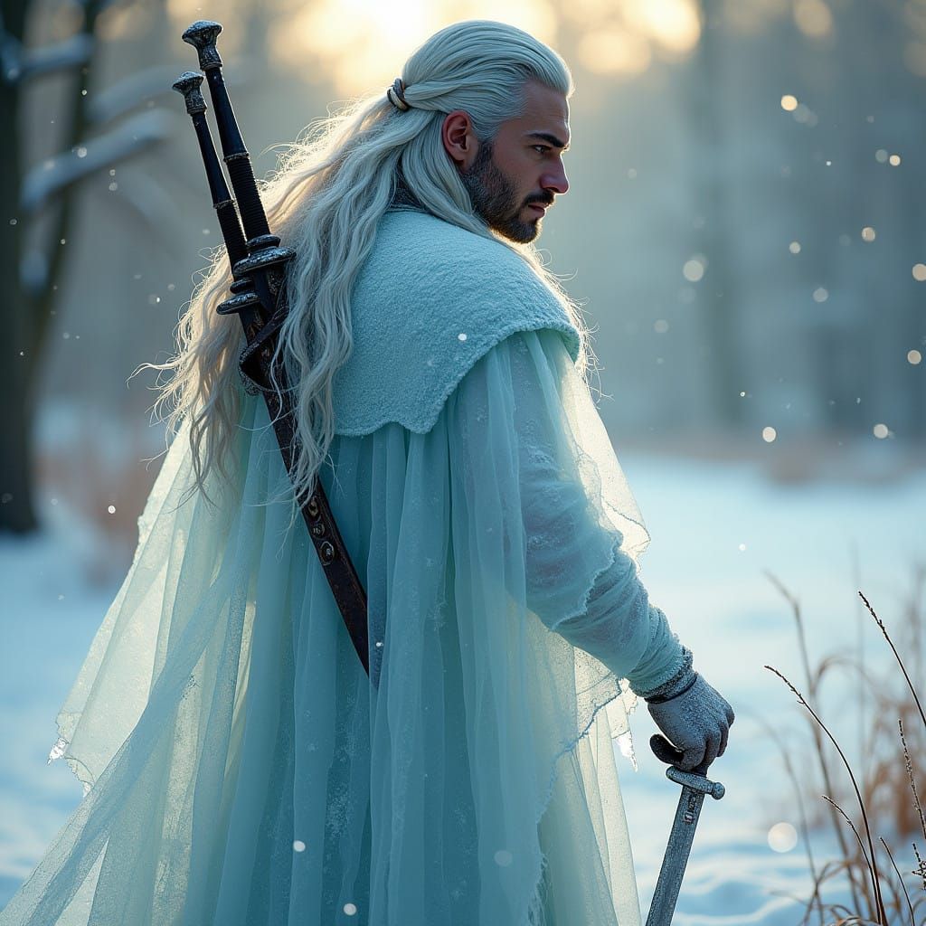 Henry Cavill as Geralt of Rivia in Frosty, Ethereal Winter W...